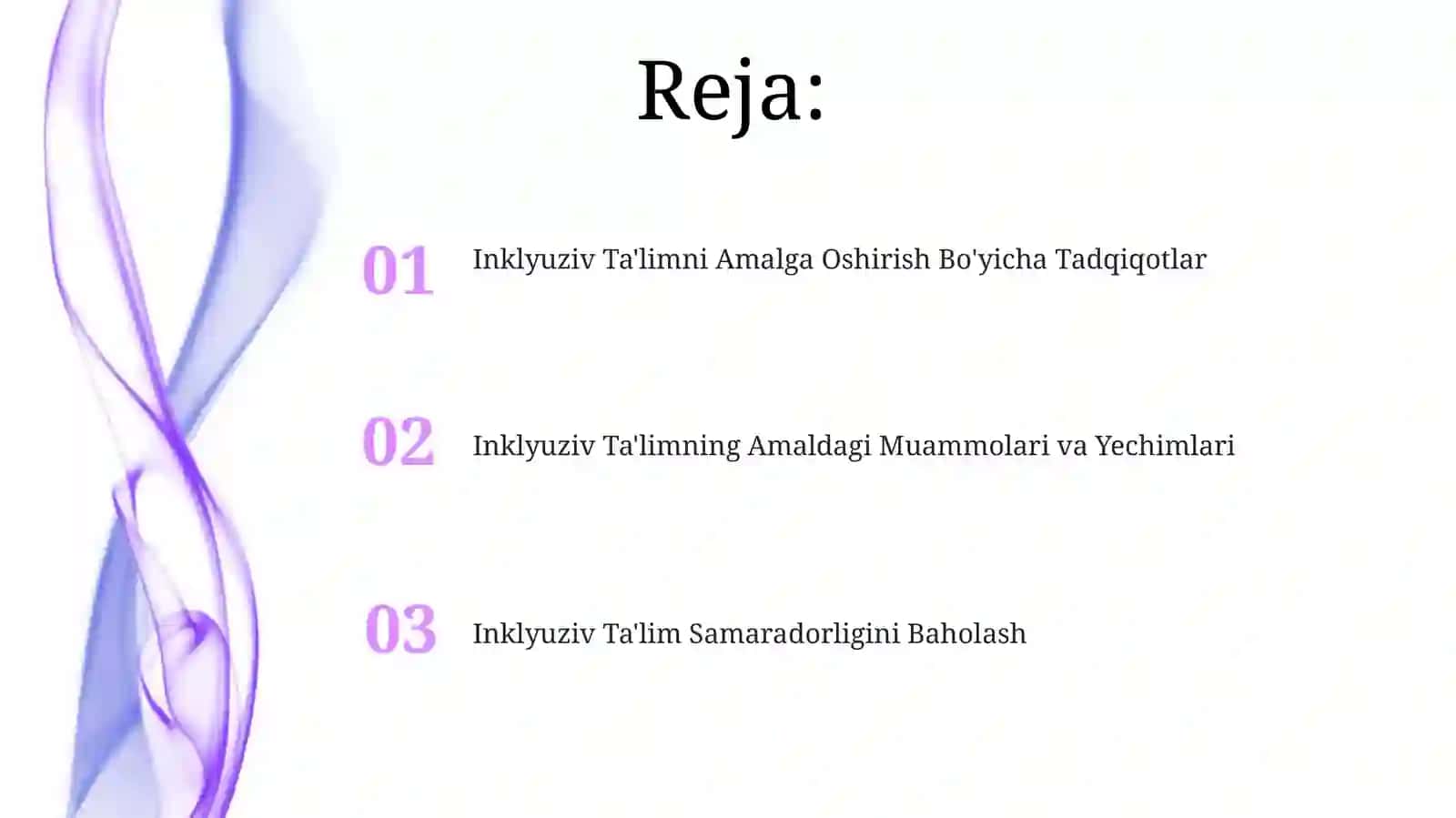 Inklyuziv Ta'limni Amalga Oshirish Bo'yicha Tadqiqotlar 2