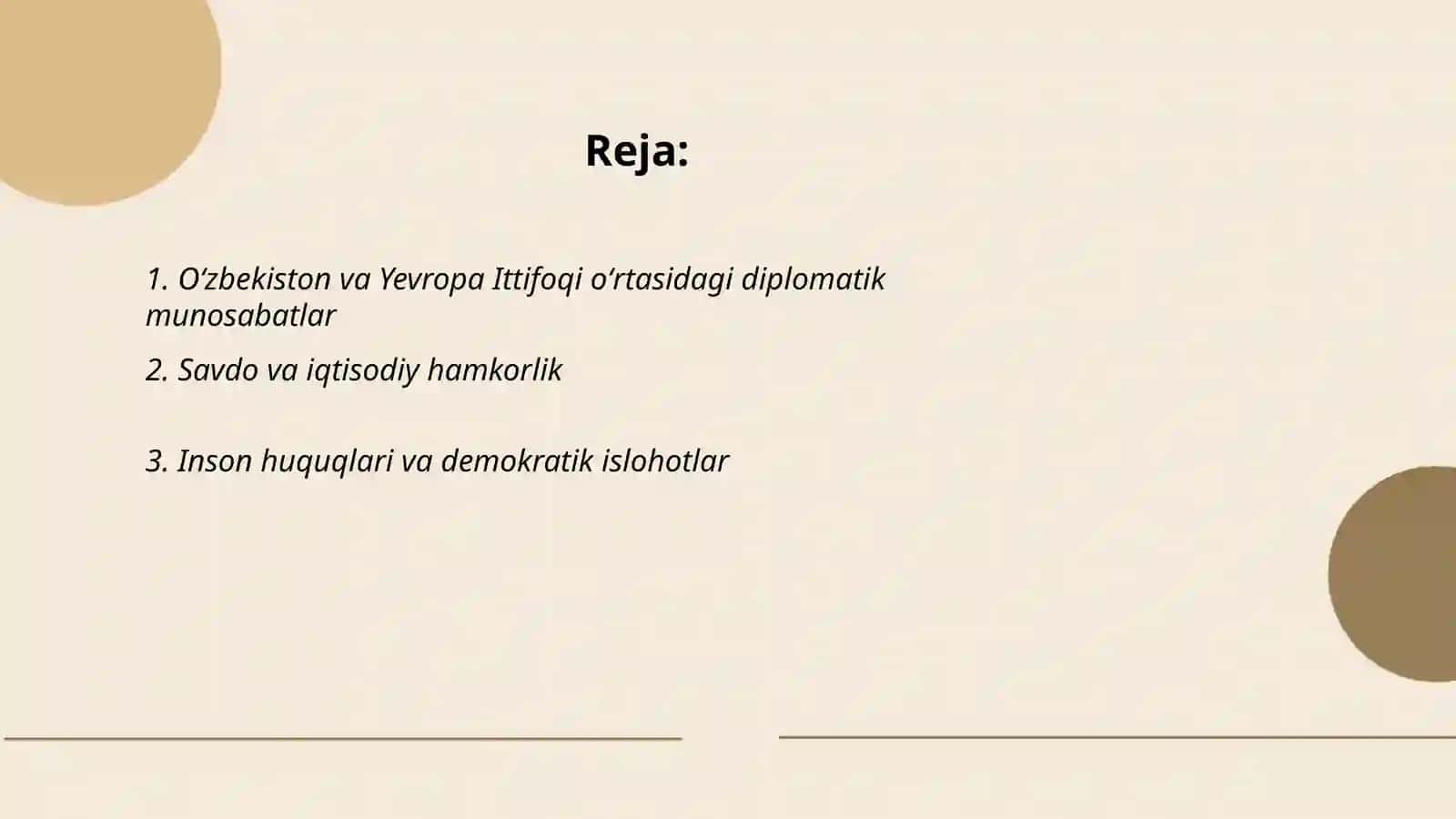 Oʻzbekiston va Yevropa Ittifoqi munosabatlari 2