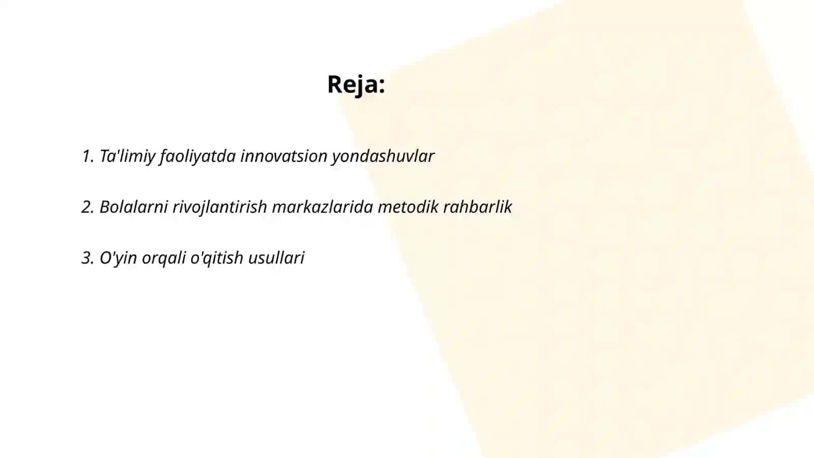 Ta'limiy Faoliyatga Rahbarlik Qilish 2