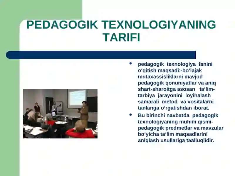 Taqdimot texnalogiyasini talim soxasida qoʻllash 2