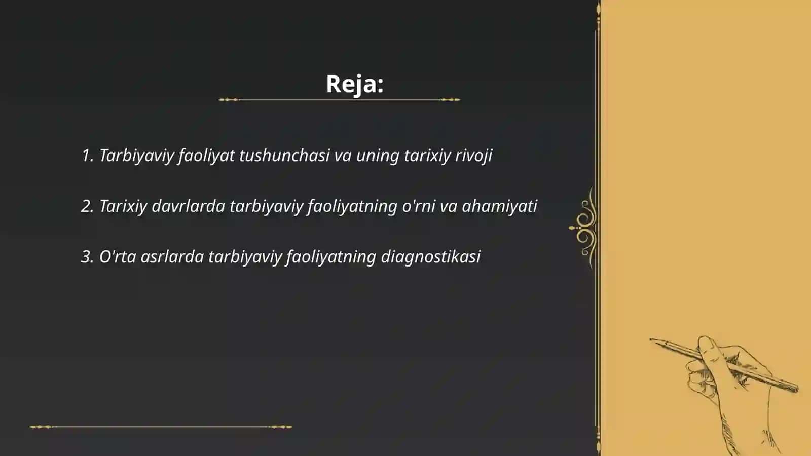 Tarbiyaviy faoliyat diaginostikasining tarixiy tadrijiy rivoji 2