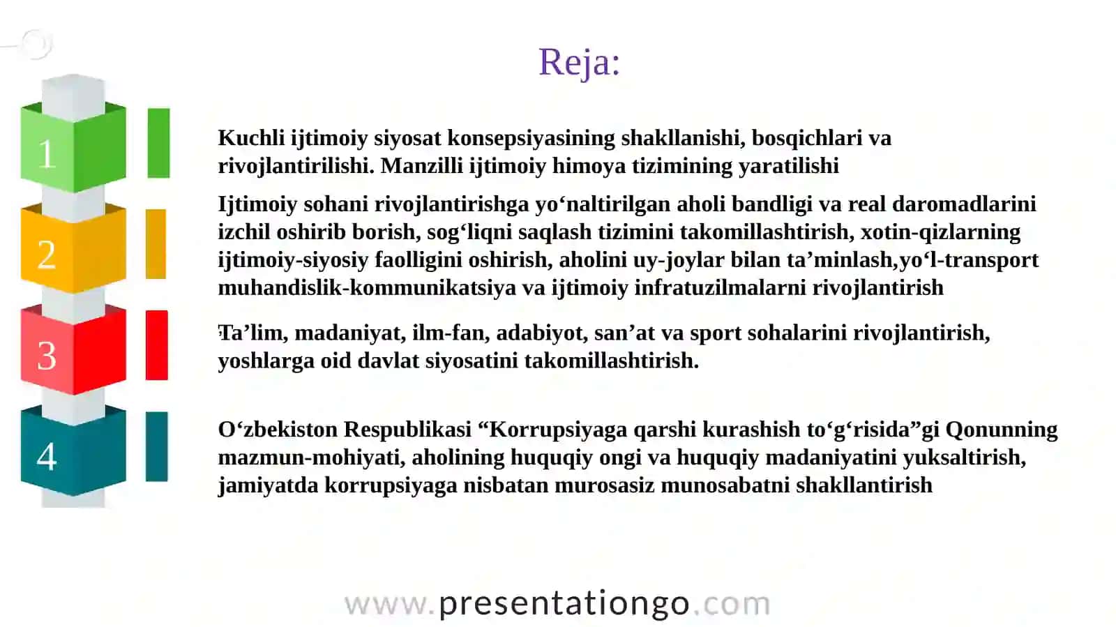 Kuchli ijtimoiy siyosat konsepsiyasi 2