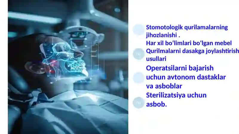 stomotologik qurilmalar  dastaklar va dastalar. Ularni o'rnatish qoidalar 2