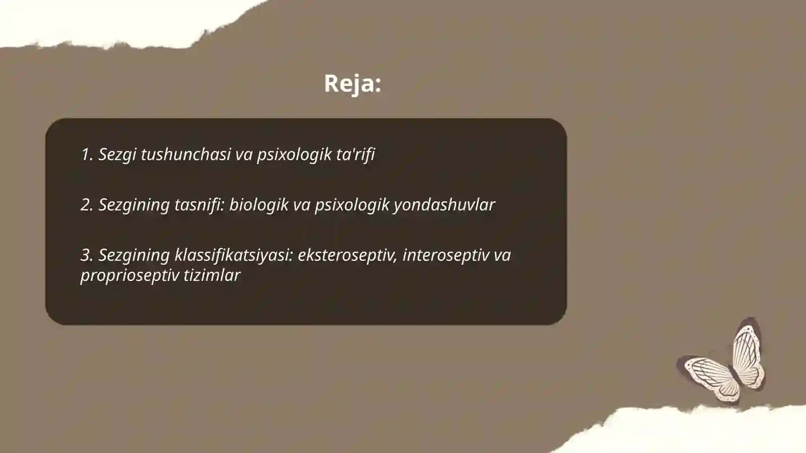 Sezgi tushunchasi va psixologik ta'rifi 2