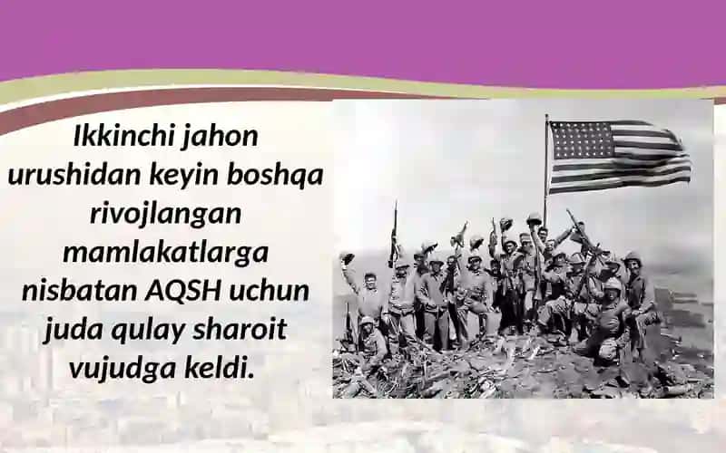 1946 – 1991-yillarda Amerika Qo‘shma Shtatlari 2