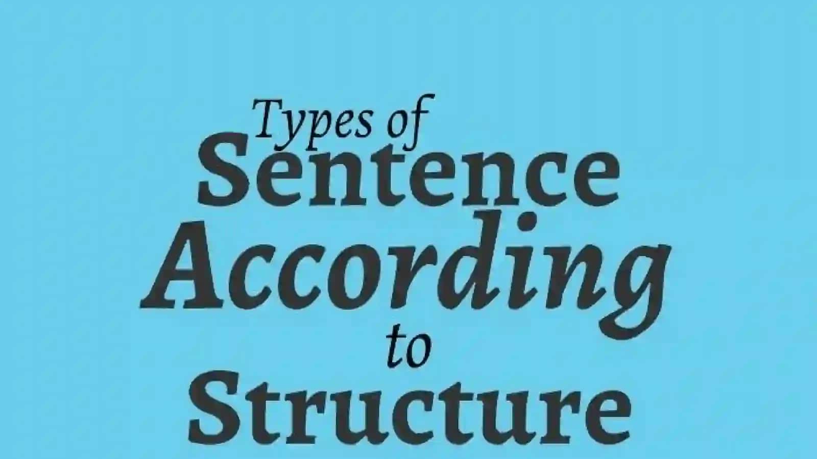 Theoretical aspects of English language. Types of sentences 2