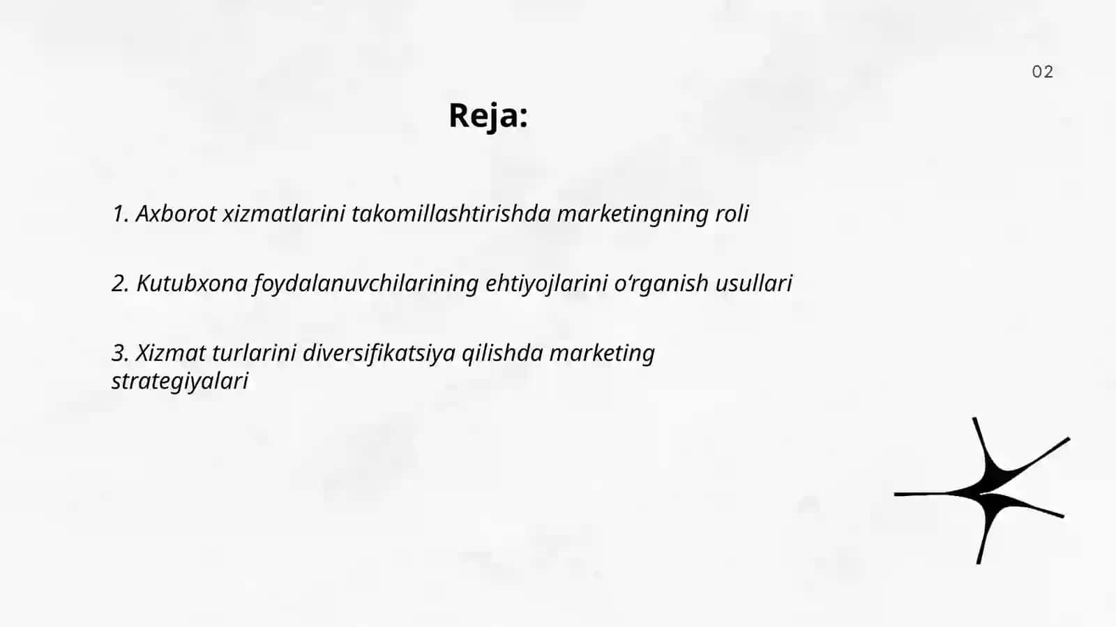 Kutubxona axbarot faoliyatini boshqarishda marketing faol metod sifatida 2