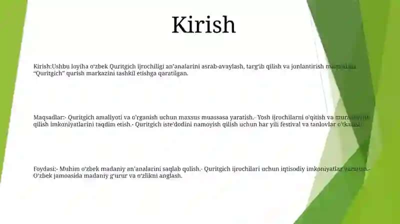 Purkovchi Quritgich Qurilmasi Loyihasi 2