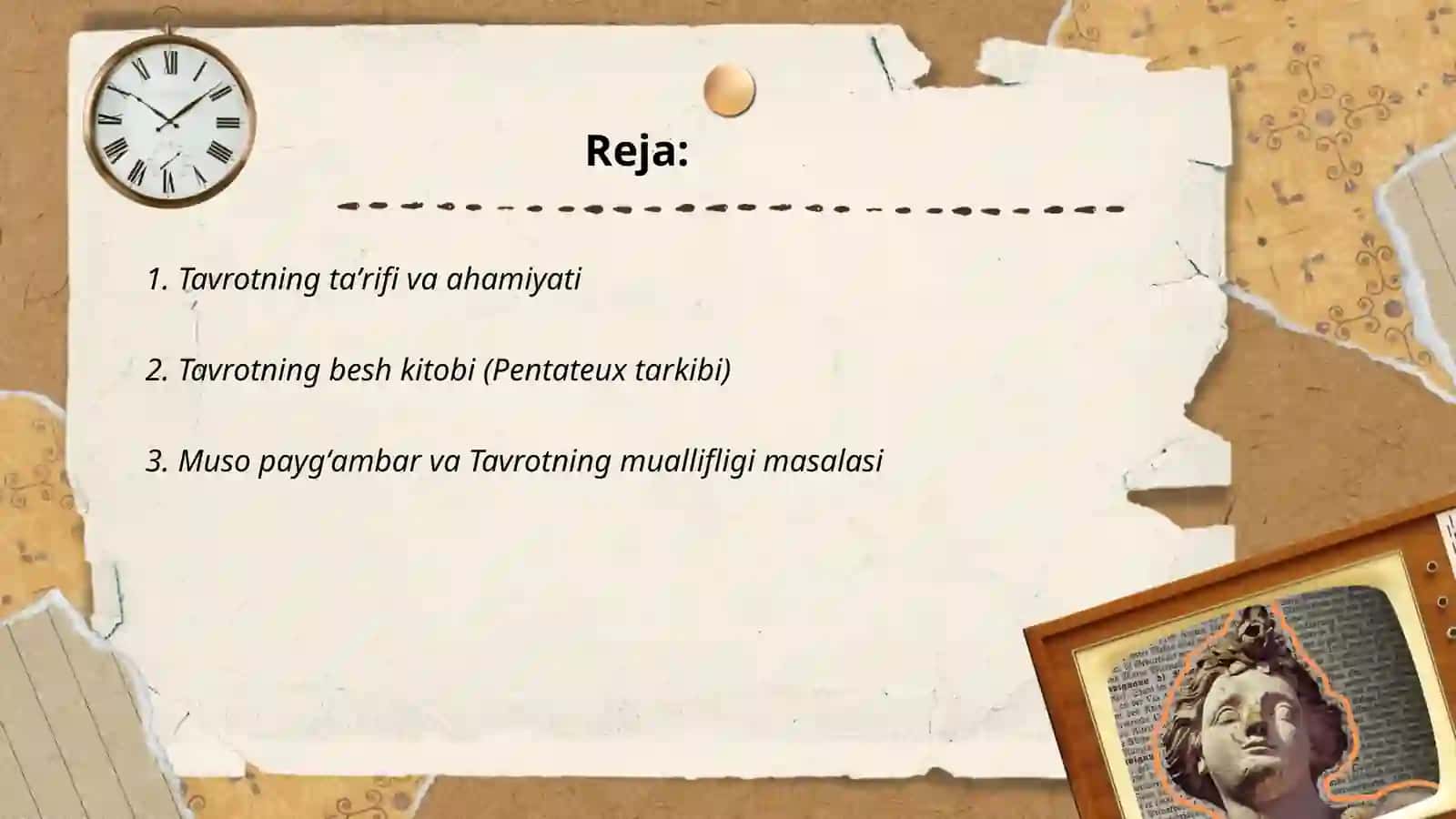 Tavrot—yahudiylik dinining muqaddas kitobi 2