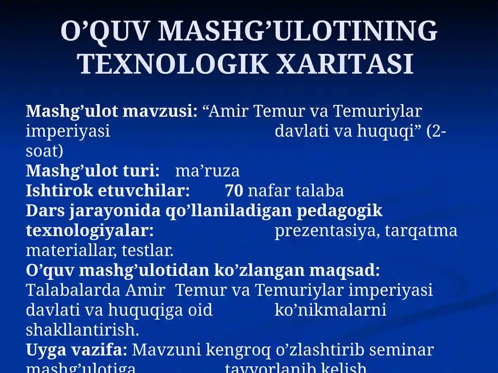 AMIR TEMUR VA TEMURIYLARIMPERIYASI DAVLATI VA HUQUQI 2