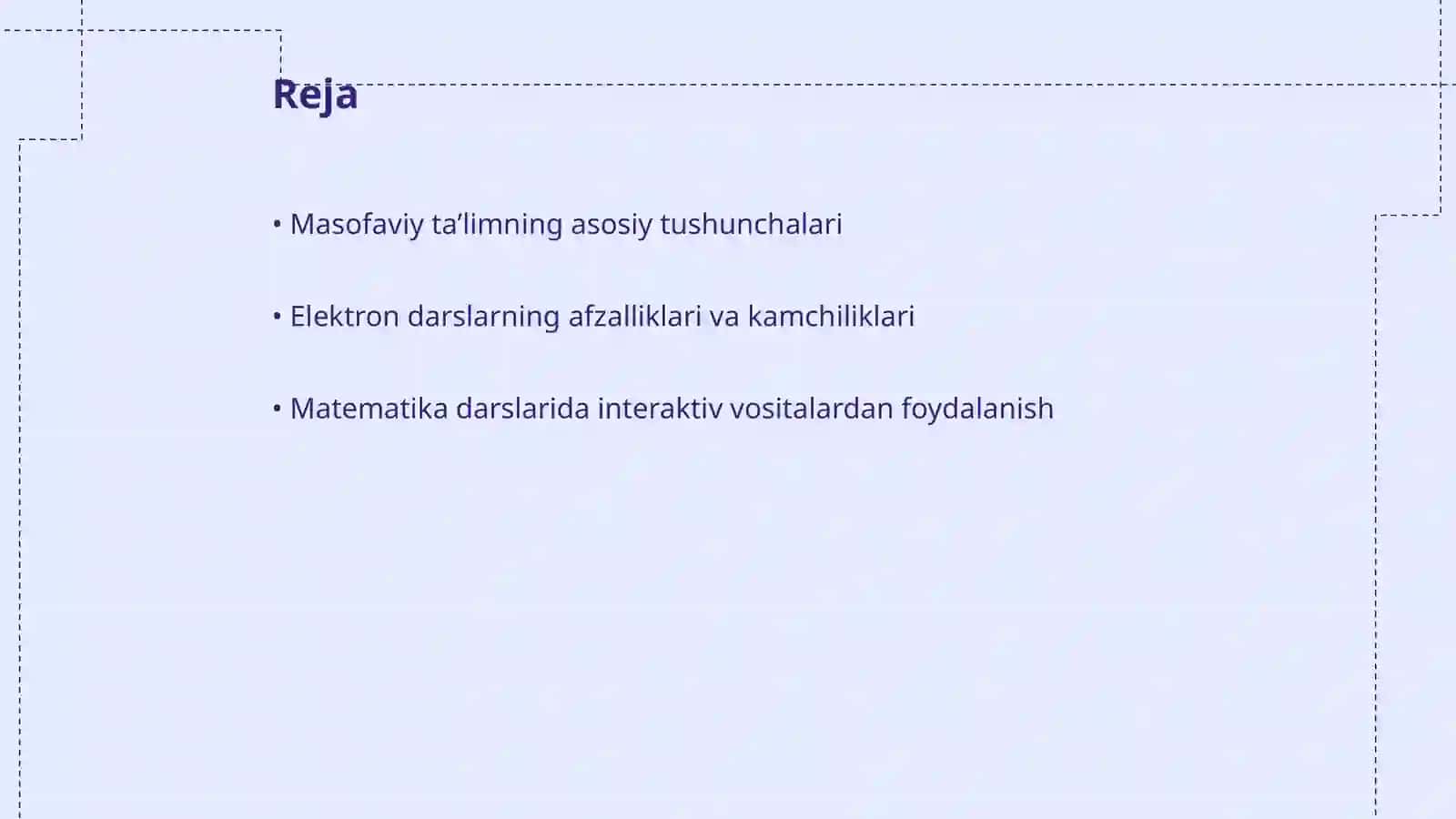 Matematika darslarida masofaviy taʼlim va elektron darslar 2
