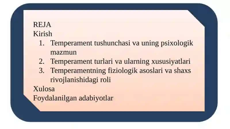 Temperament 2