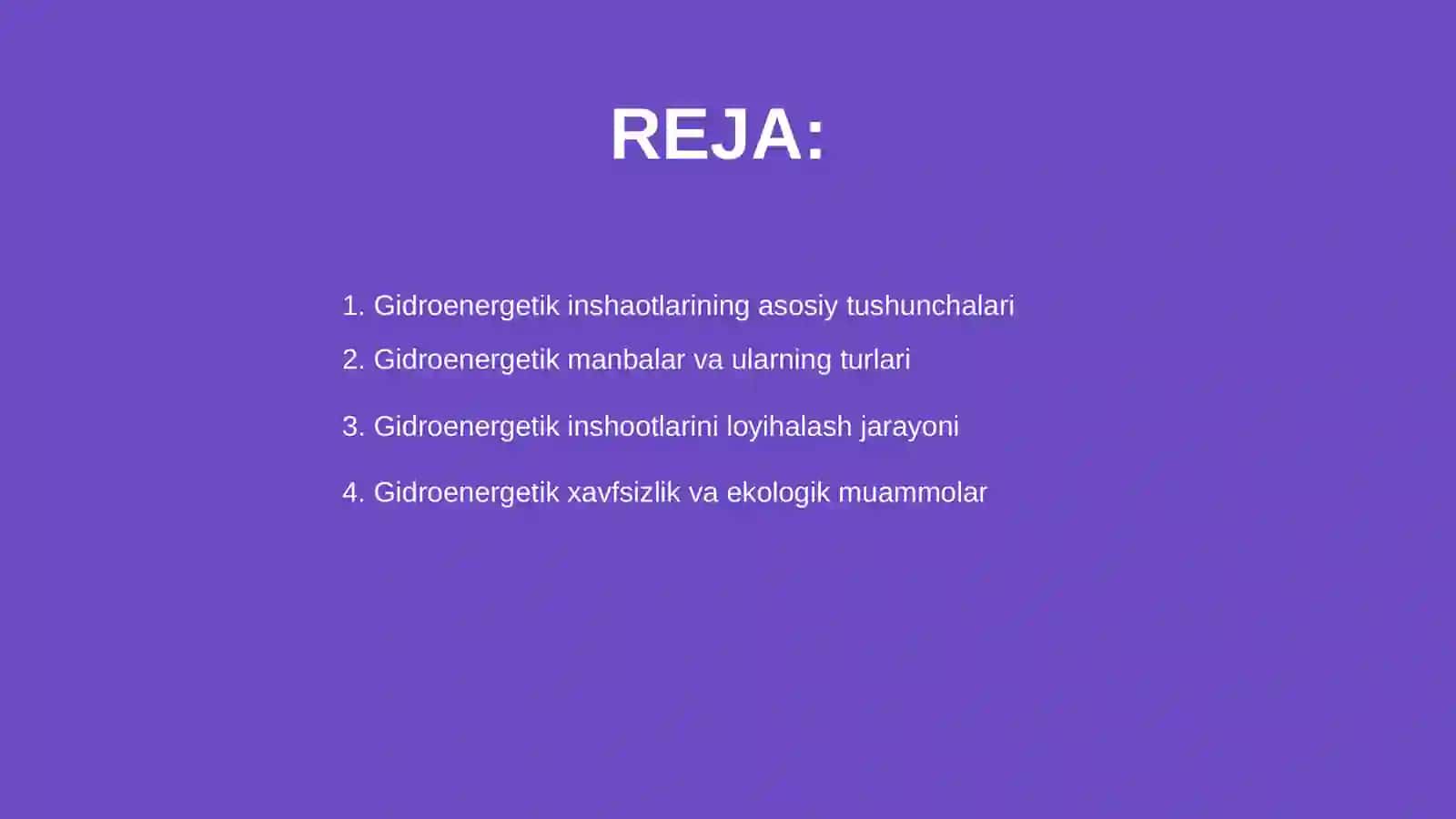 Gidroenergetik inshaotlar 2