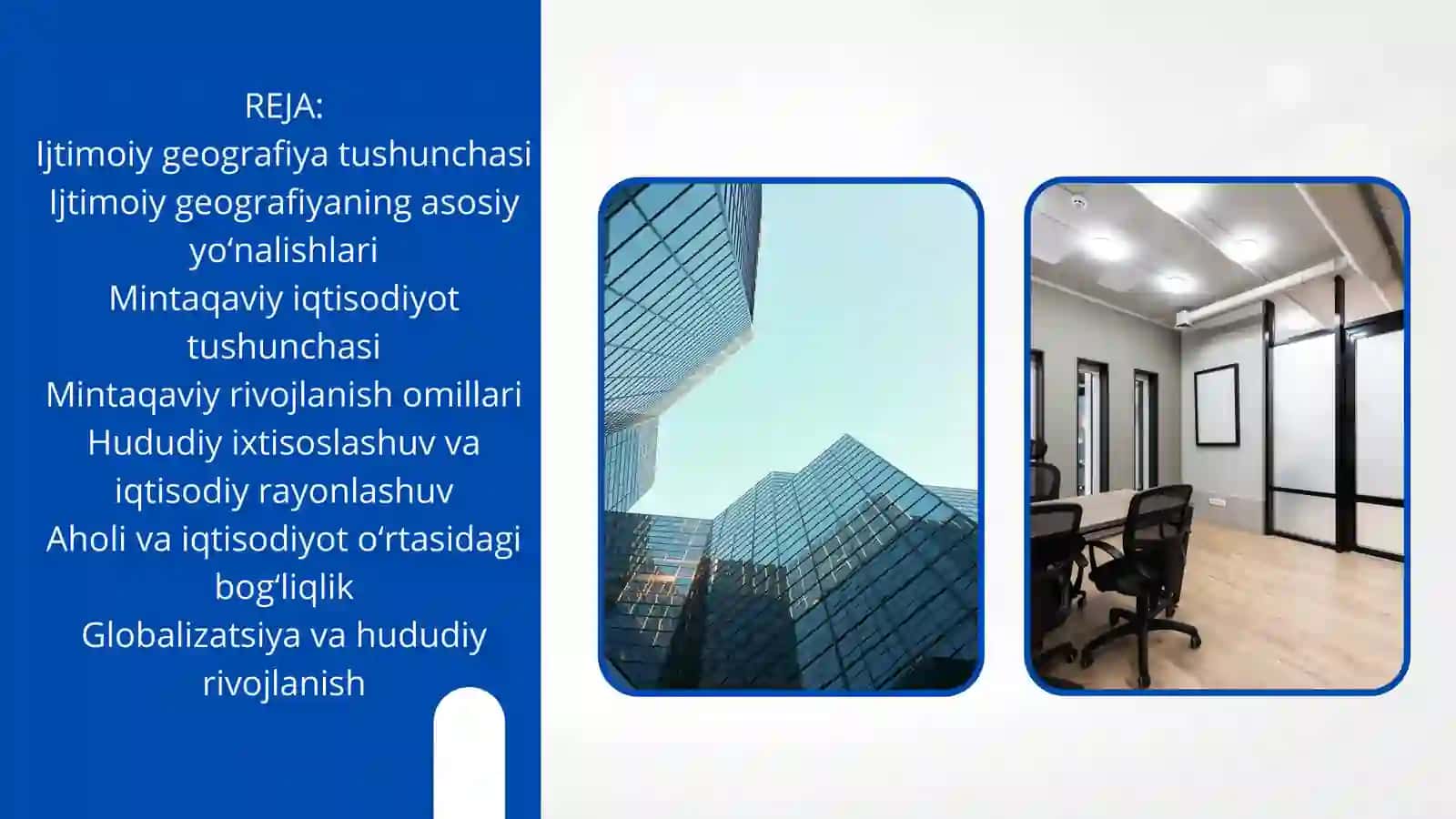 Ijtimoiy geografiya va mintaqaviy iqtisodiyot 2