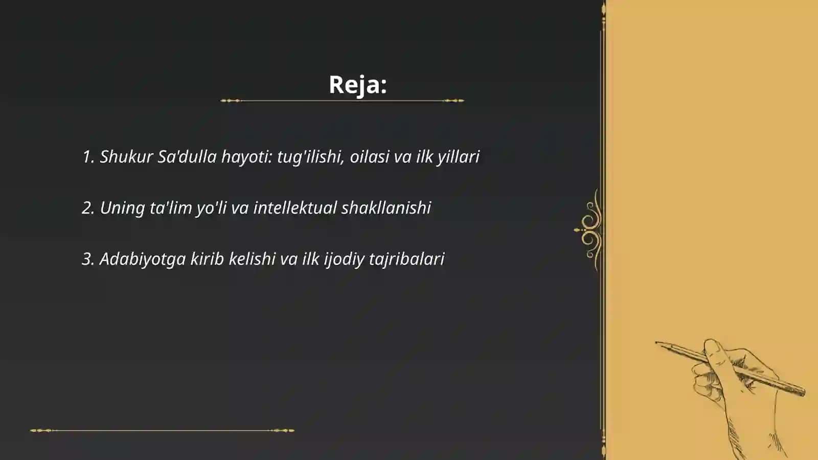 Shukur Sa'dulla hayoti va ijodi 2