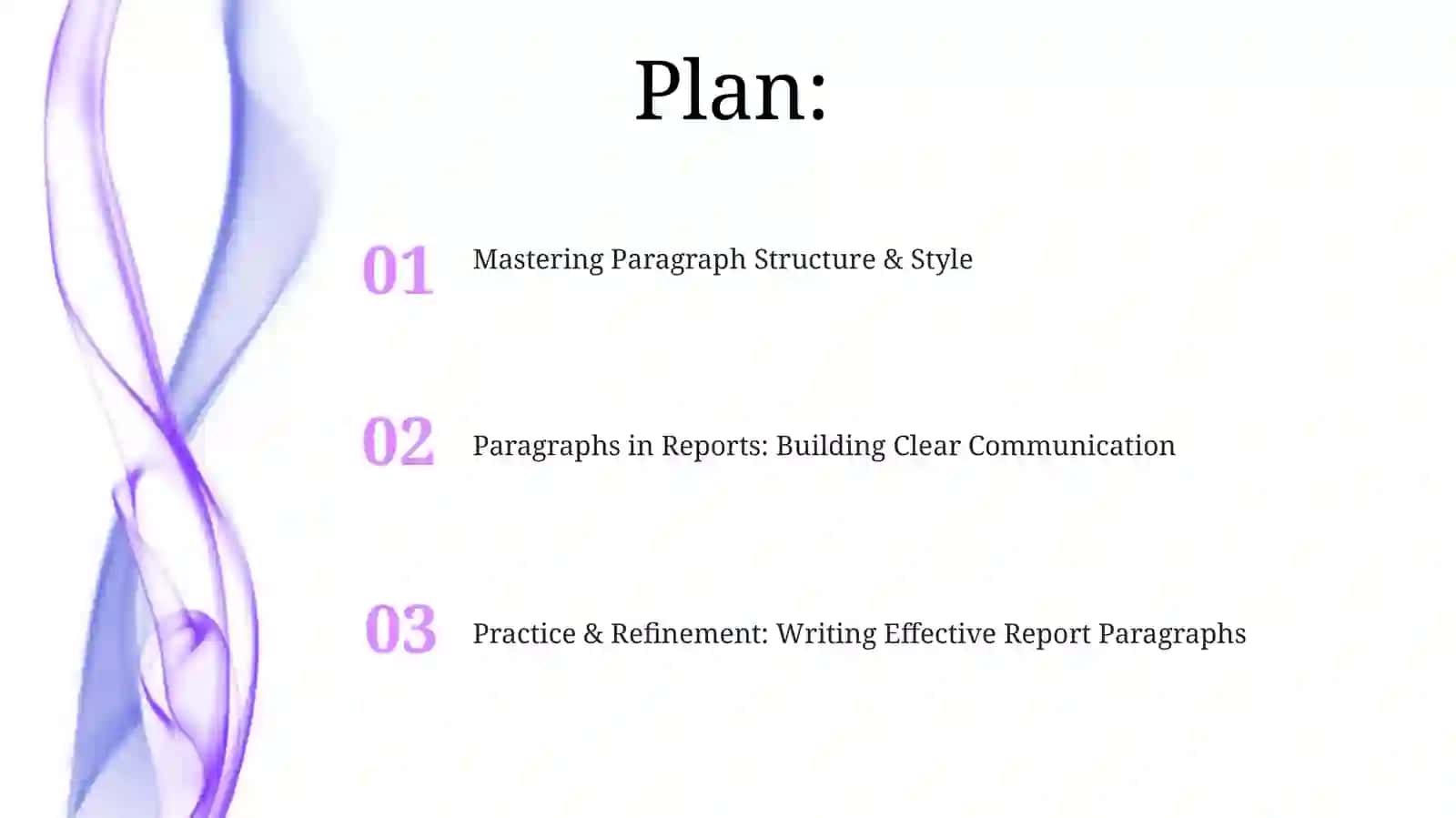 Paragraphs in Reports: Building Clear Communication 2