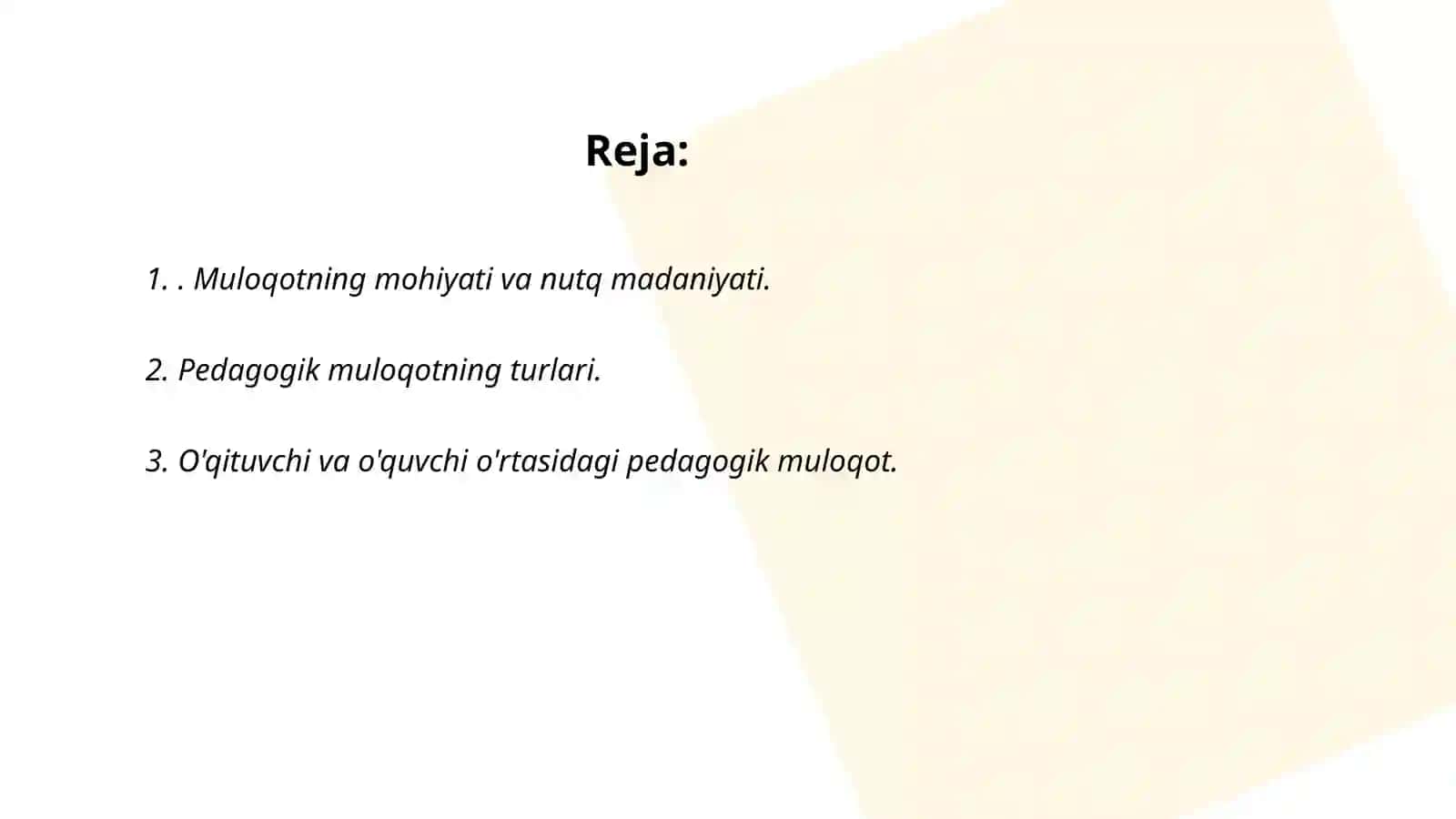 Muloqot haqida tushuncha 2
