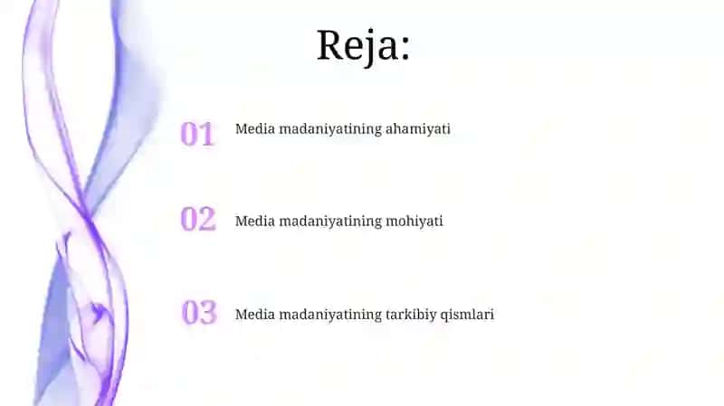 Media madaniyatning mazmun va mohiyati 2