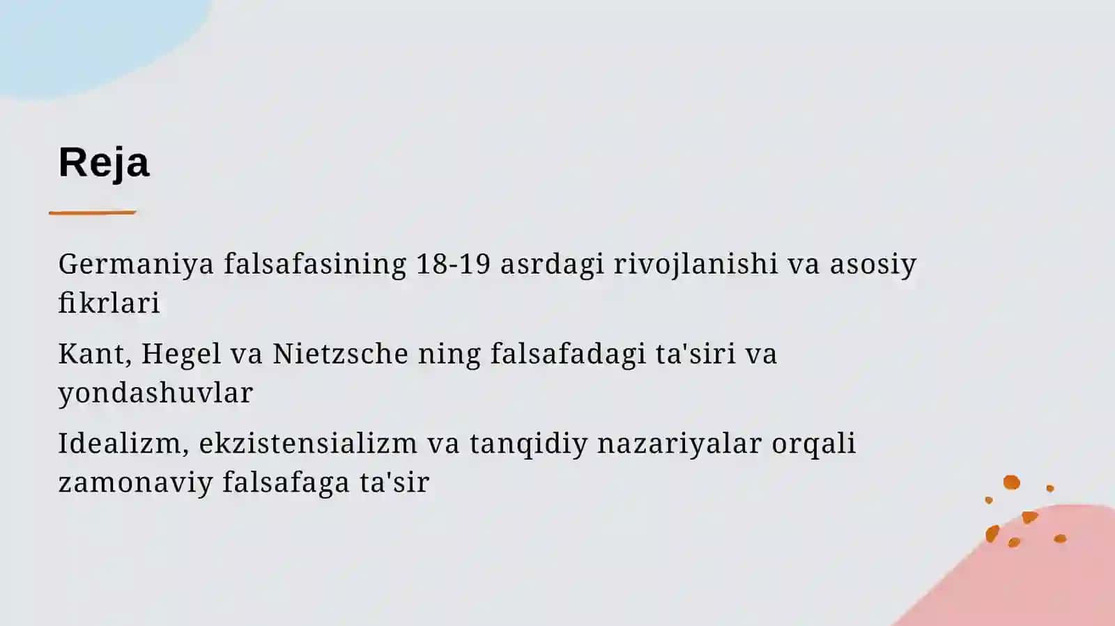 XVlll asr oxiri XIX asr nemis falsafasi 2