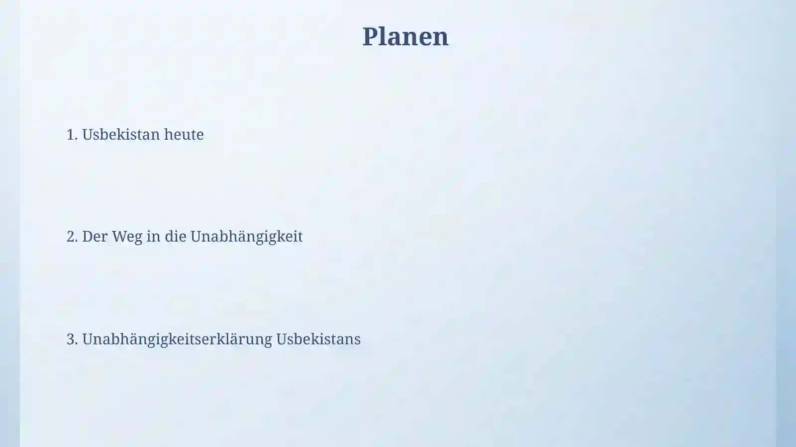 Unabhängigkeitserklärung Usbekistans 2