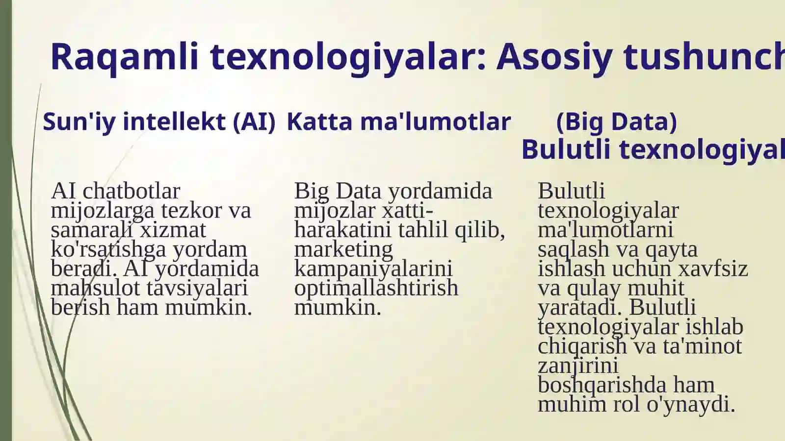 Elektron tijorat muhitini shakllantirishda raqamli texnologiyalar 2