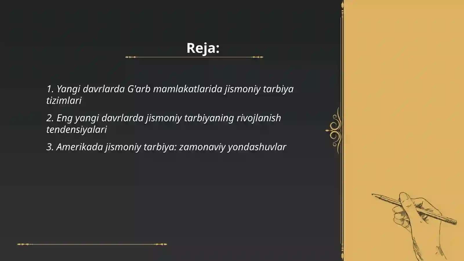 Yangi davrlarda G'arb mamlakatlarida jismoniy tarbiya tizimlari 2