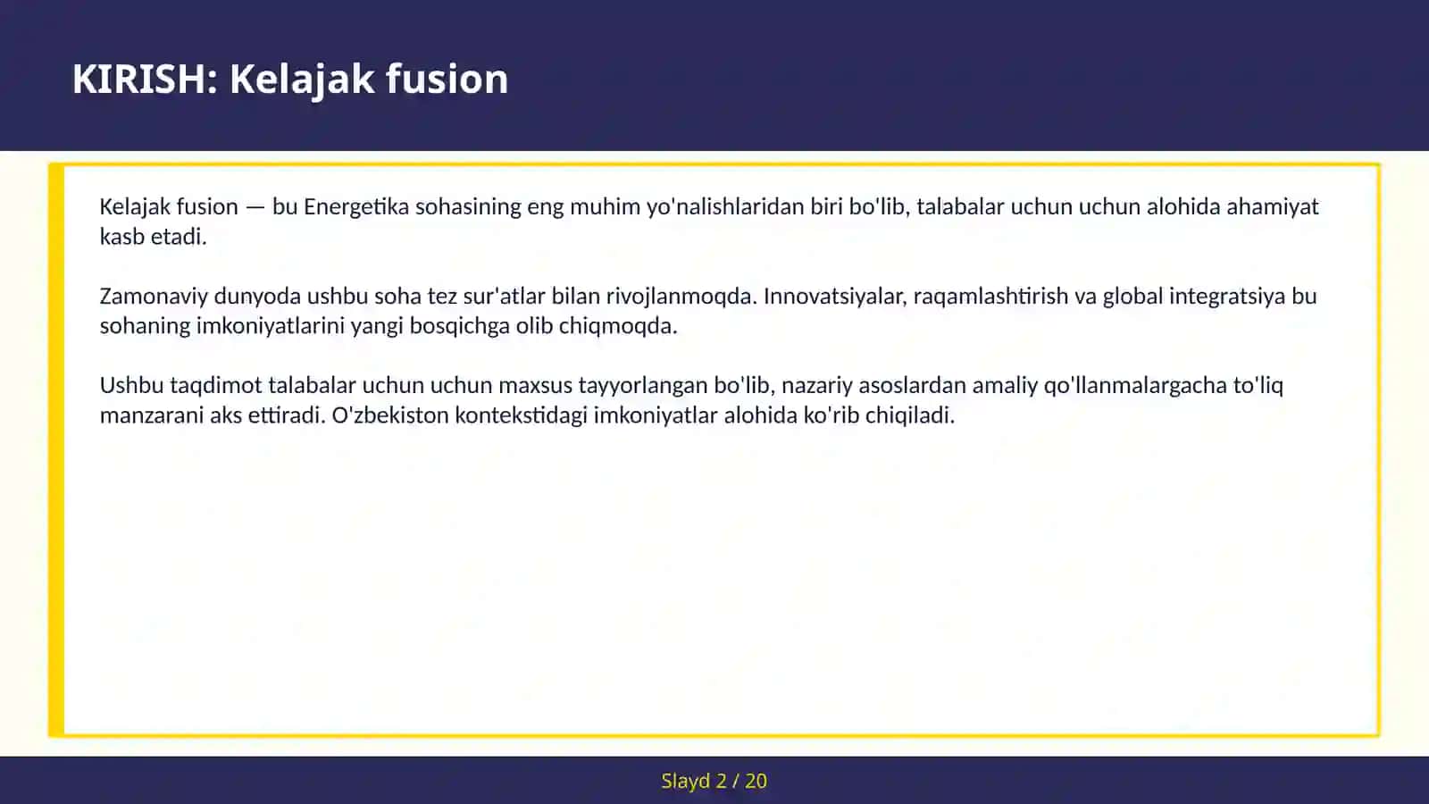Kelajak Fusion 2