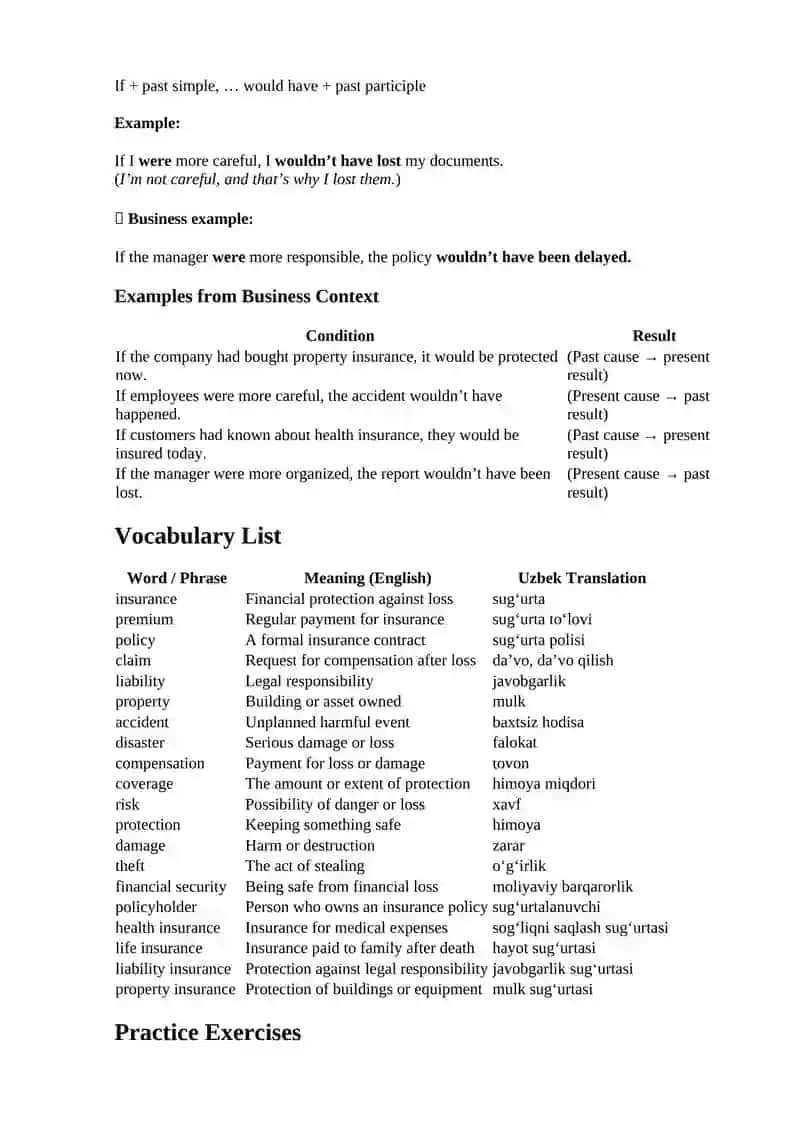 Types of Insurance 2