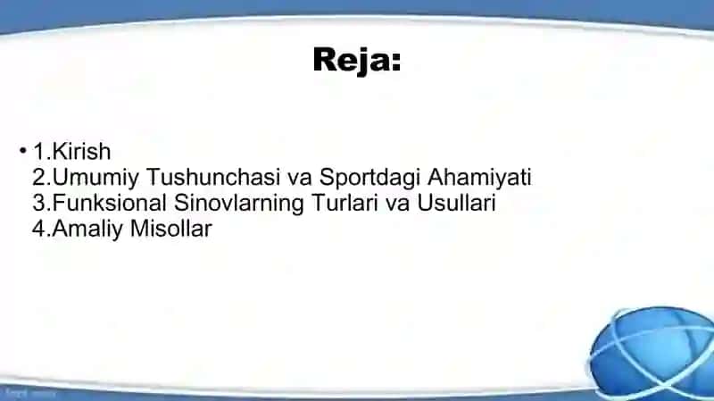 Tanlangan sport turida vegetativ nerv tizimining funksional sinamalarini oʻtkazish 2