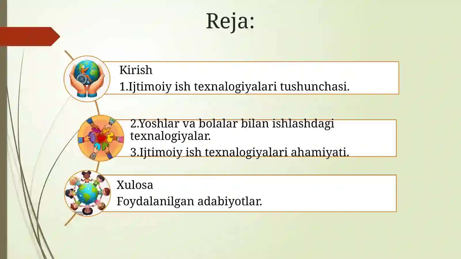 Bolalar va yoshlar bilan ishlashda ijtimoiy ish texnalogiyalar 2