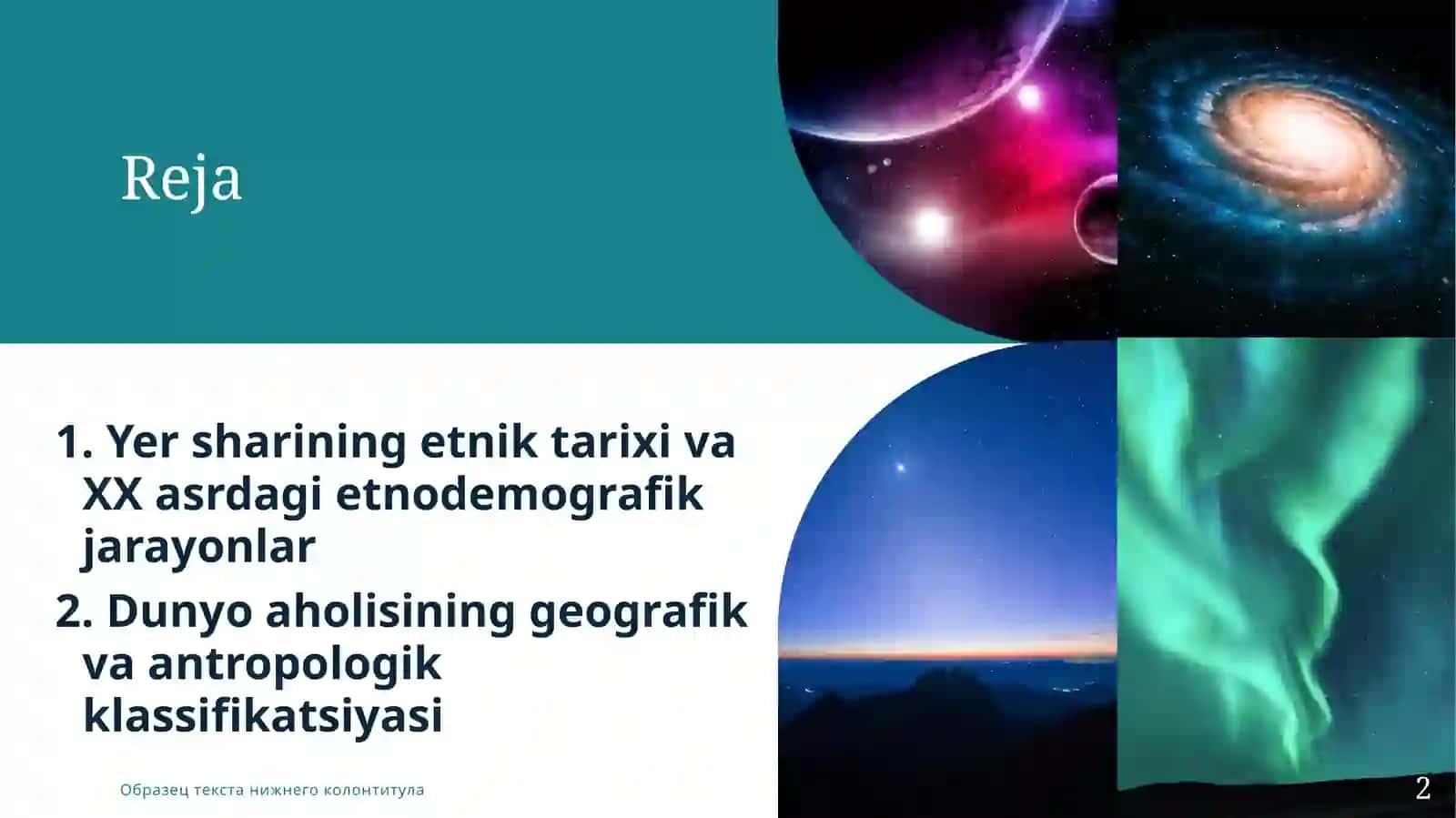 Jahon xalqlar klassifikatsiyasi 2