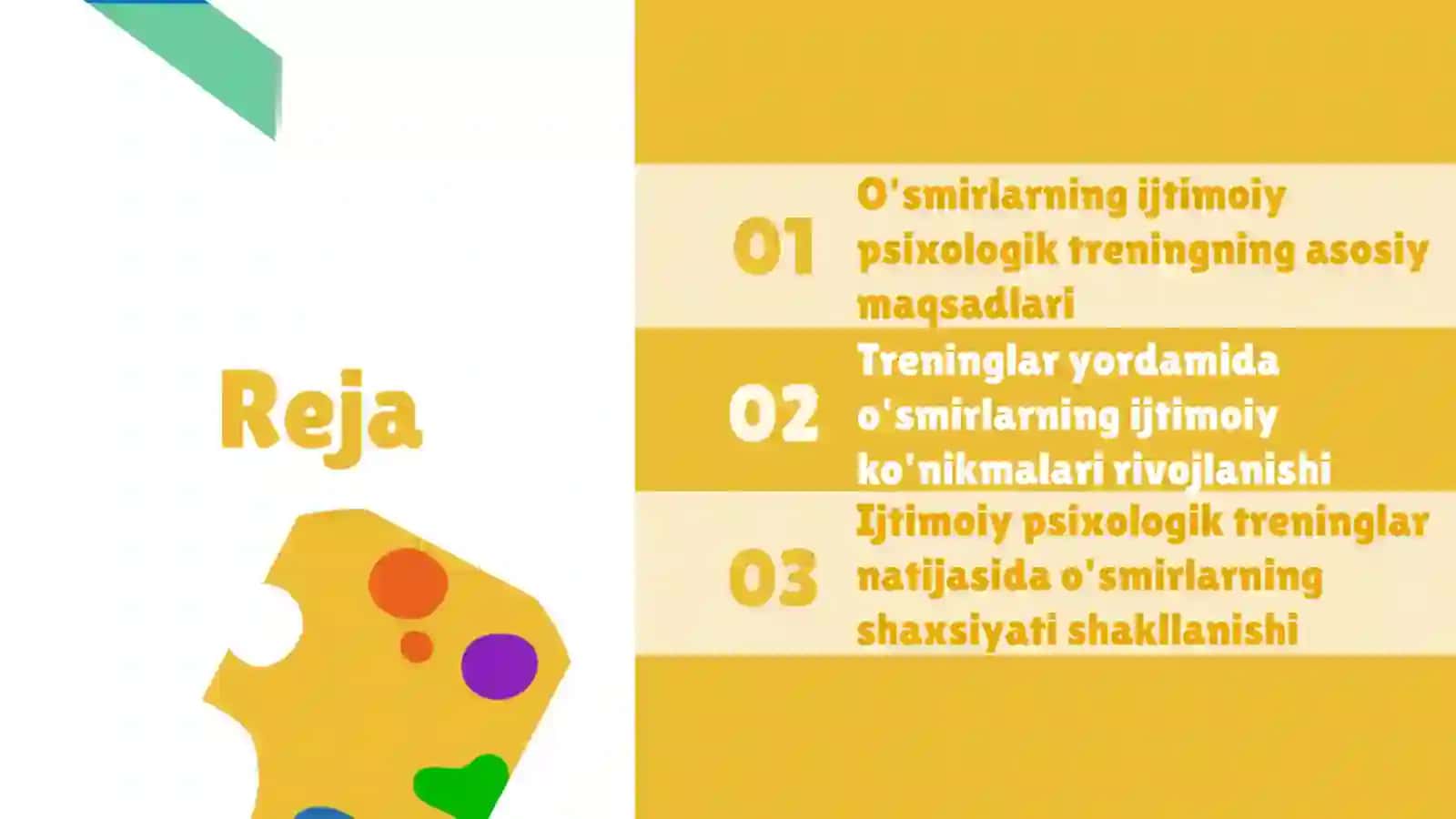 O'smir shaxsining ijtimoiy jihatdan shakllanishida ijtimoiy psixologik trening ususli 2