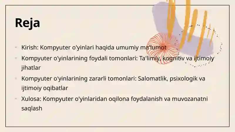 Kompyuter o'yinlarining foydali tomonlari va zararlari 2