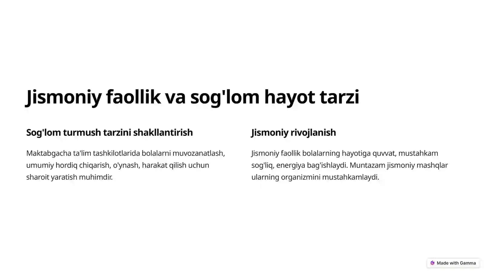 Bola shaxsini rivojlantirish omillari 2