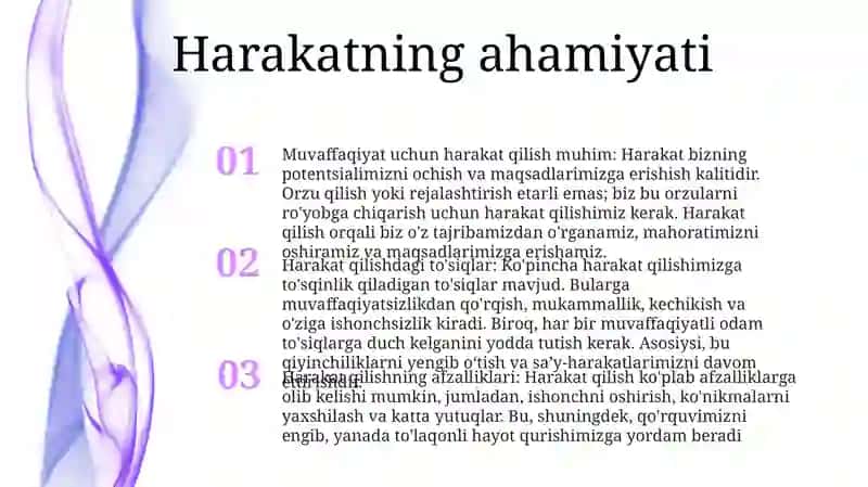 Harakatga Doir Masalalar 2