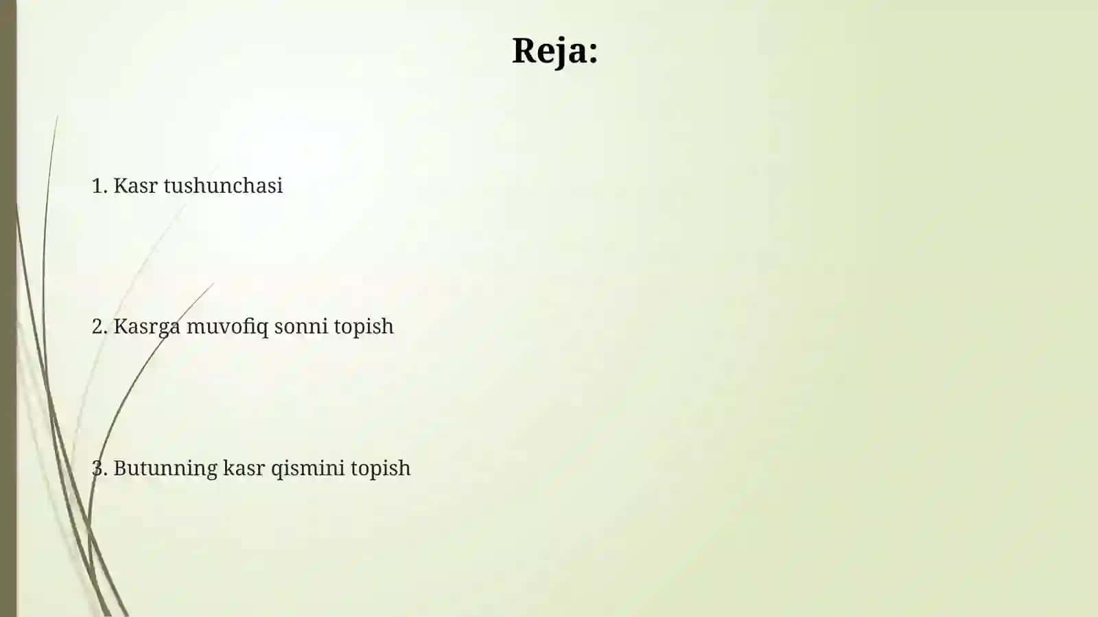 Murakkab misollar 2