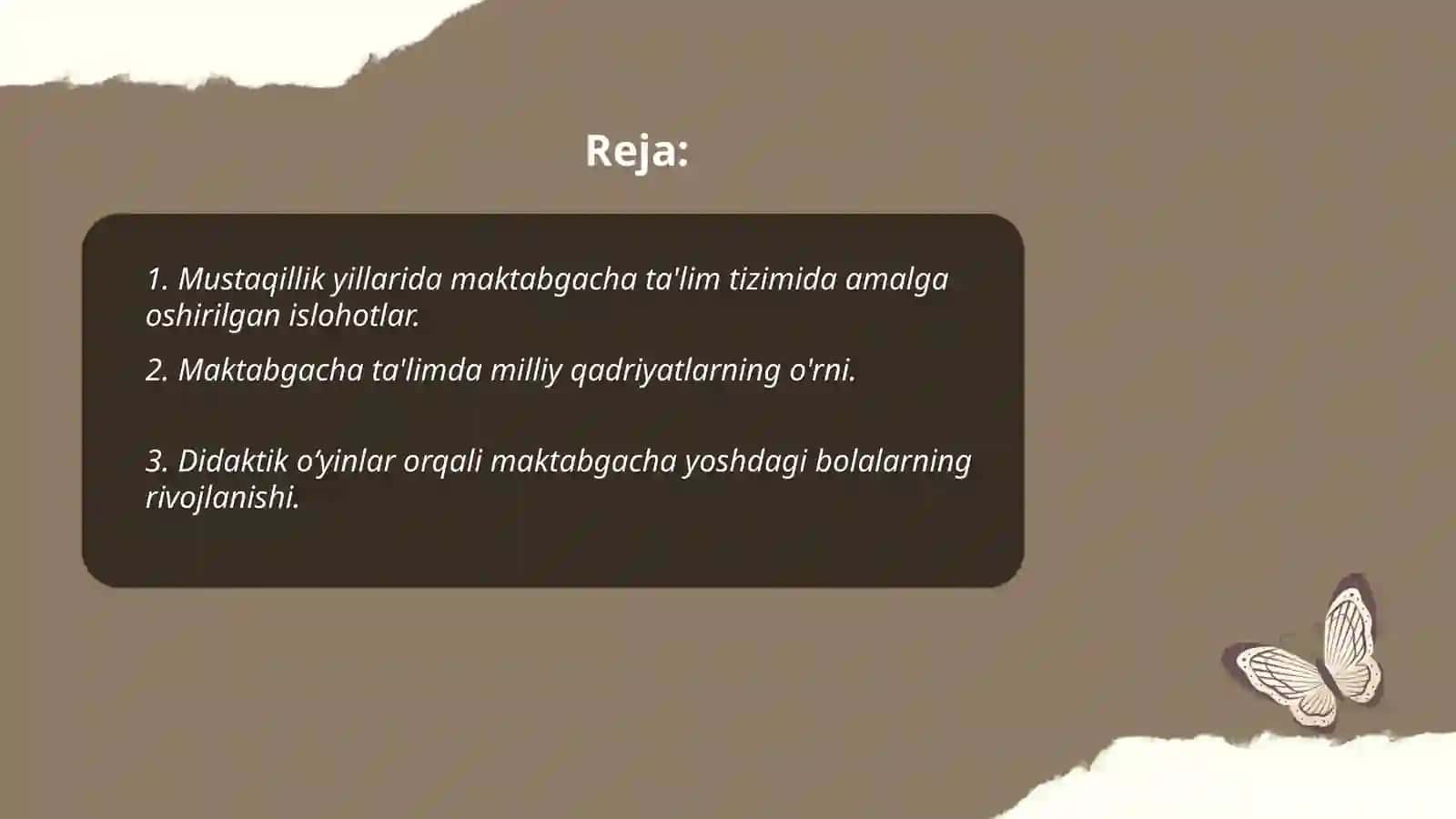 Mustaqillik yillarida maktabgacha taʼlim tizimiga yangicha yondashuv 2