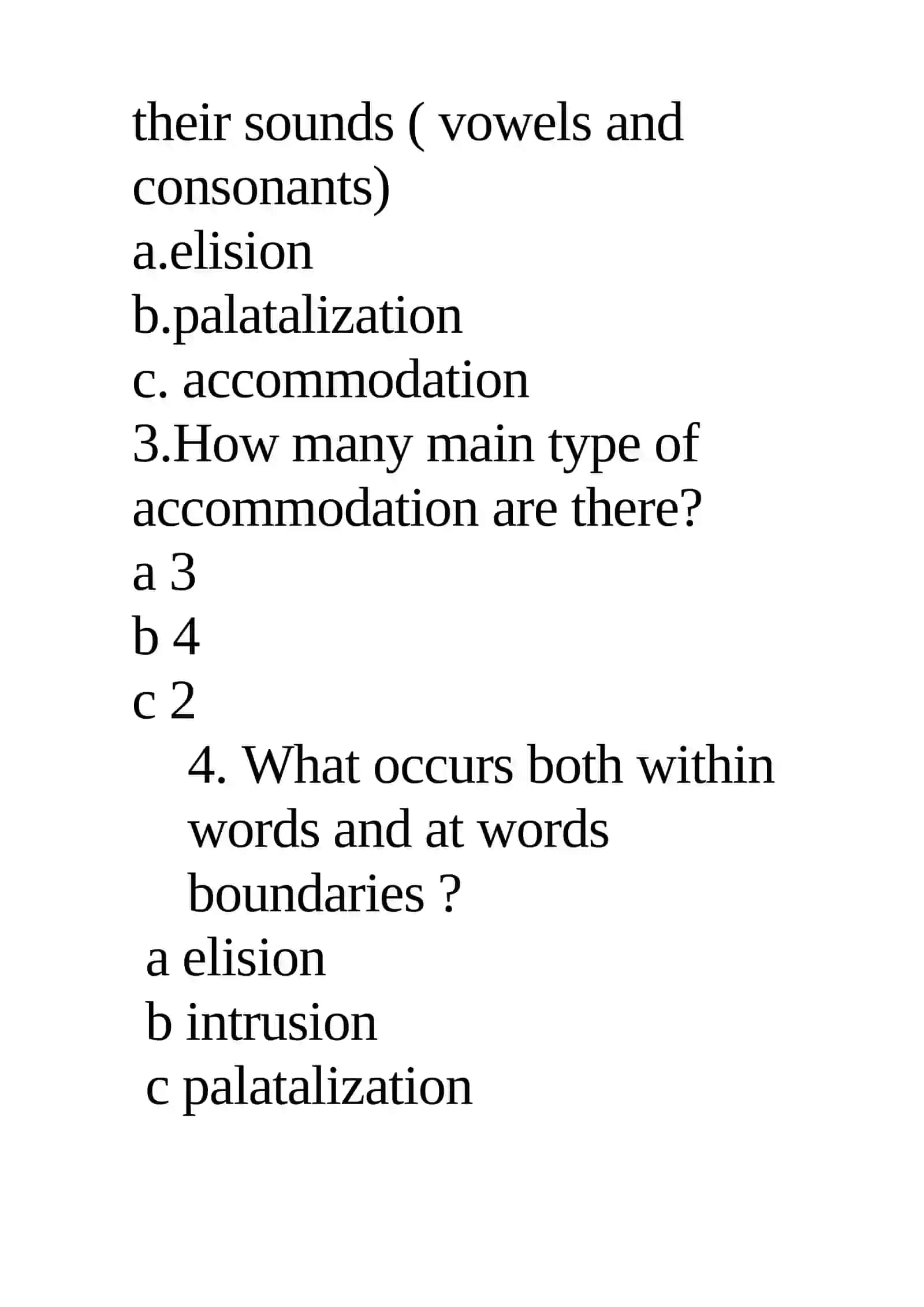 The aspects of connected speech: elision, aspiration, dissimilation, linking "r" 2