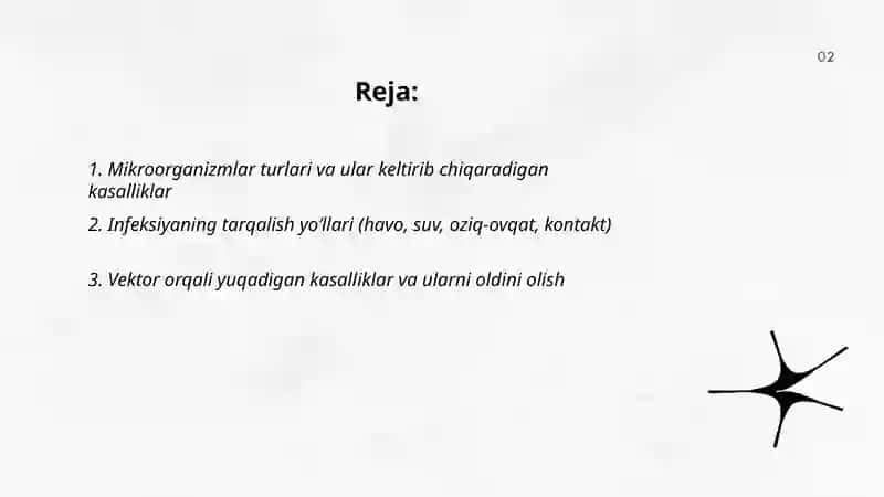 Mikroorganizmlar keltirib chiqaradigan kasalliklari ularning oldini olish. Immunitet 2