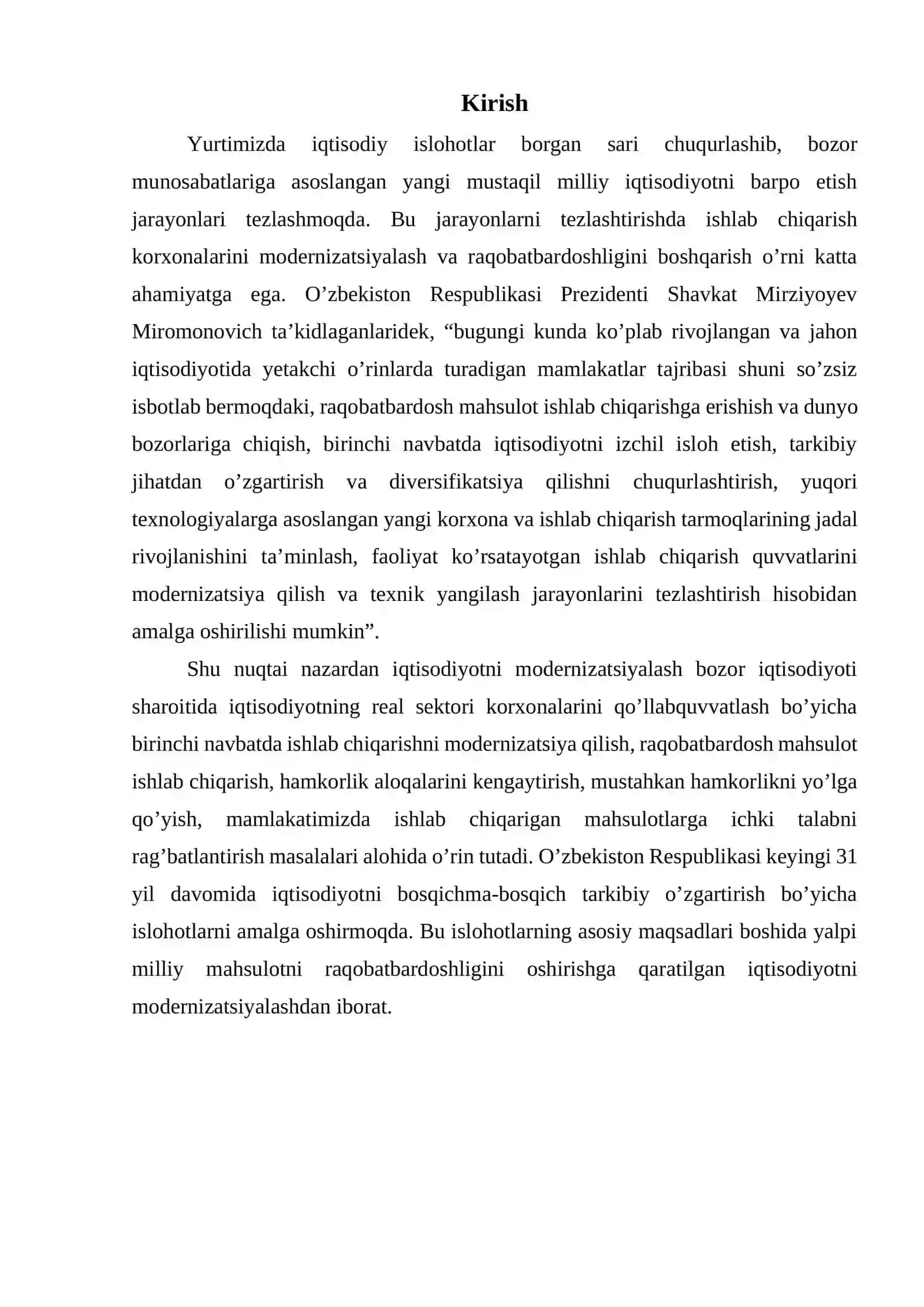 Korxonalar iqtisodiy salohiyati: tarkibi koʼrsatkichlar tizimi va samaradorligini tahlili 2