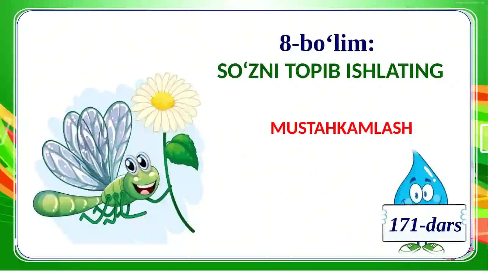 SO‘ZNITOPIB ISHLATING MUSTAHKAMLASH 2