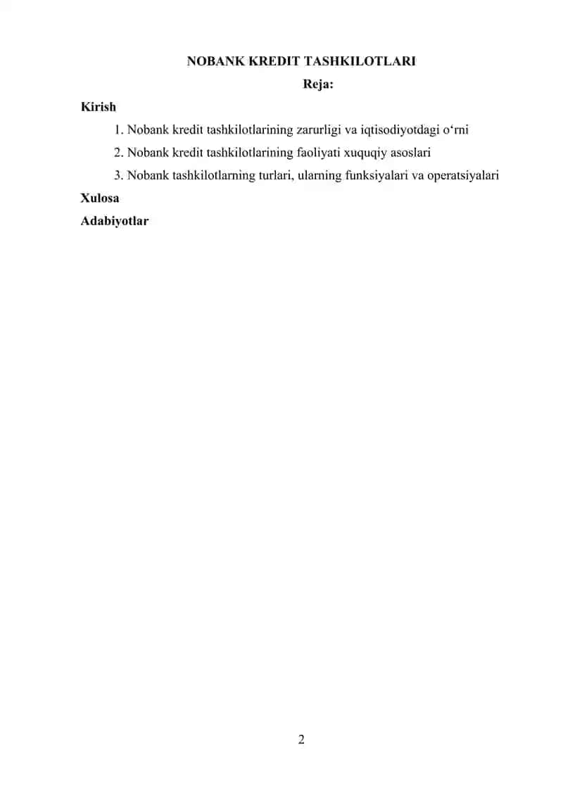 NOBANK KREDIT TASHKILOTLARI 2