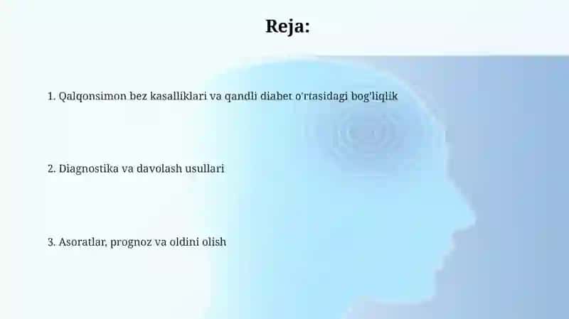 Qalqonsimon bez kasalliklari va qandli diabet 2