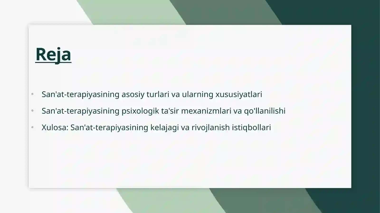 Art-terapiya turlari, o'zaro ta'sir va faoliyat usullari 2