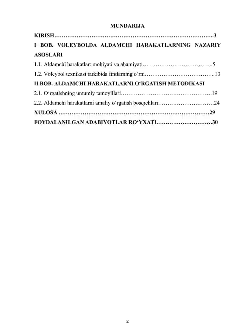 Voleybol o‘yinida aldamchi harakatlar texnik usullarni o‘rgatish 2