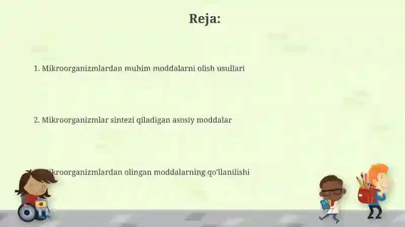 Mikroorganizmlardan zarur moddalar siztezlab olish 2