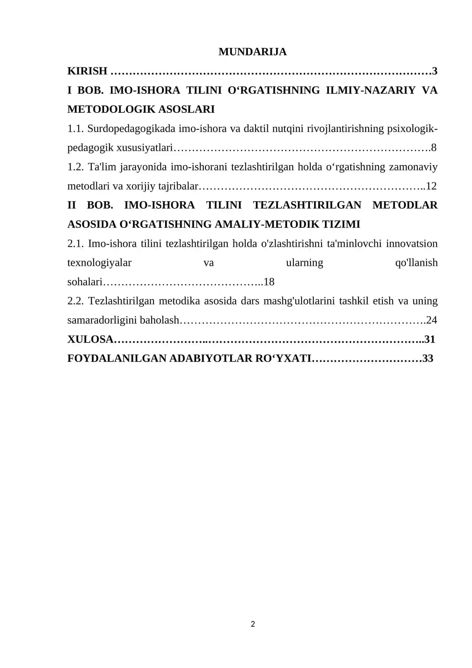 IMO-ISHORA TILINI O‘RGATISHNING METODLARI 2