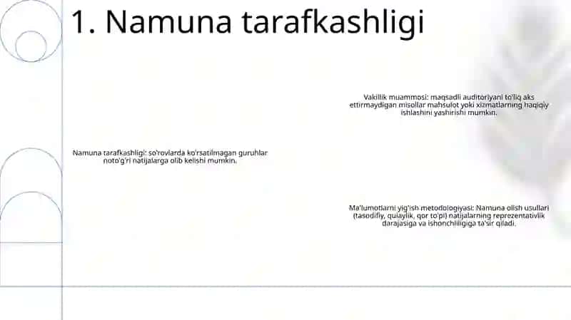 Marketing Tadqiqotlarda Reprezintativlikni Ta'Minlash Muammolari 2