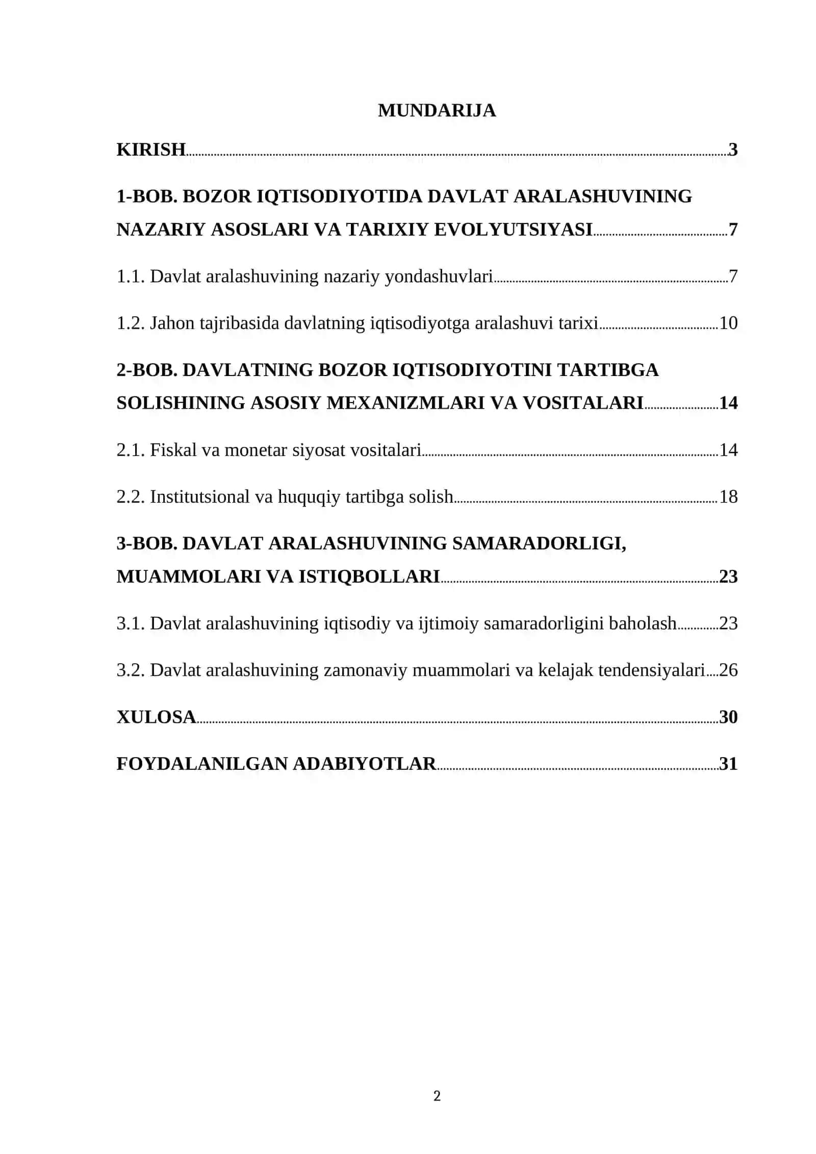 BOZOR IQTISODIYOTIDA DAVLAT ARALASHUVINING NAZARIY ASOSLARI VA TARIXIY EVOLYUTSIYASI 2