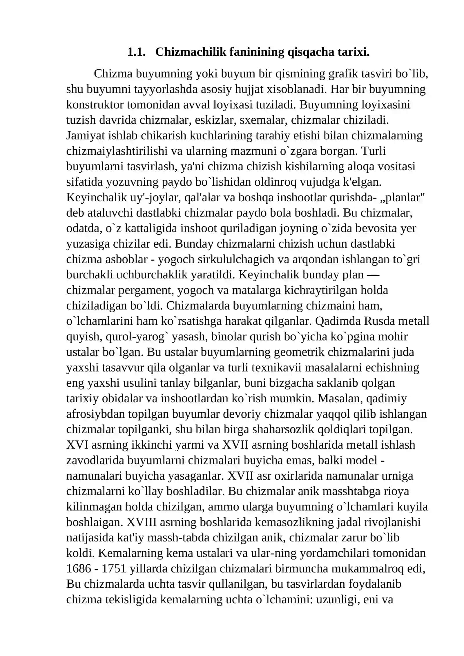 Detal eskizini ishlash 2